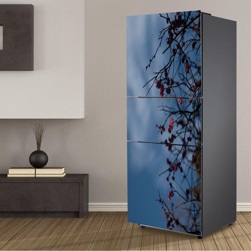 K2A Studio 60 cm flora sky cloud twig blue Self Adhesive Sticker  (Pack of 1)