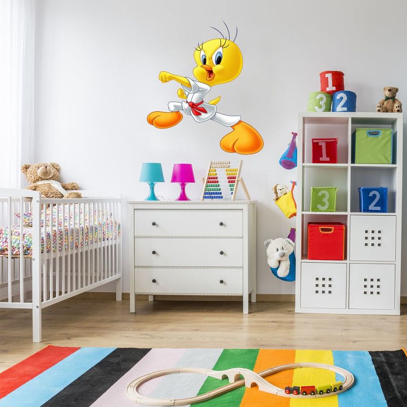 Spinn Decor Wall Decal Warner Bros Looney Tunes 46 cm Warner Bro Looney Tunes Wall Sticker Self Adhesive Sticker  (Pack of 1)