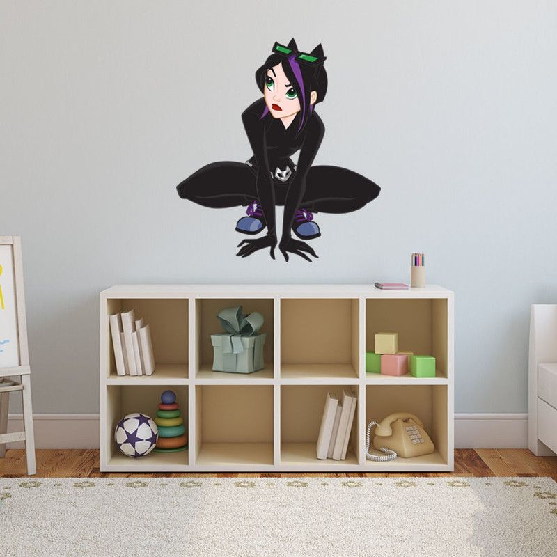 Spinn Decor Wall Decal DC Comics Catwoman 36 cm DC Comics Catwoman Wall Sticker Self Adhesive Sticker  (Pack of 1)