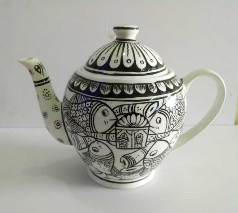 POTUA ART Decorative Showpiece - 10 cm  (Ceramic, Multicolor)