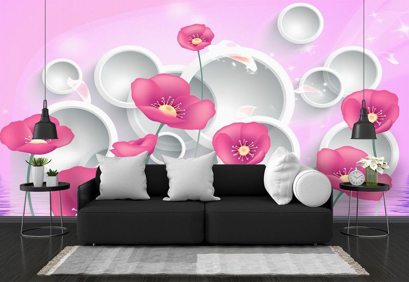 infinity interiors Floral & Botanical Multicolor Wallpaper  (325 cm x 40 cm)