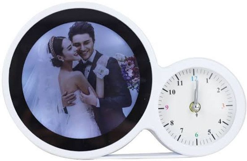 PrintVilla Analog White Clock
