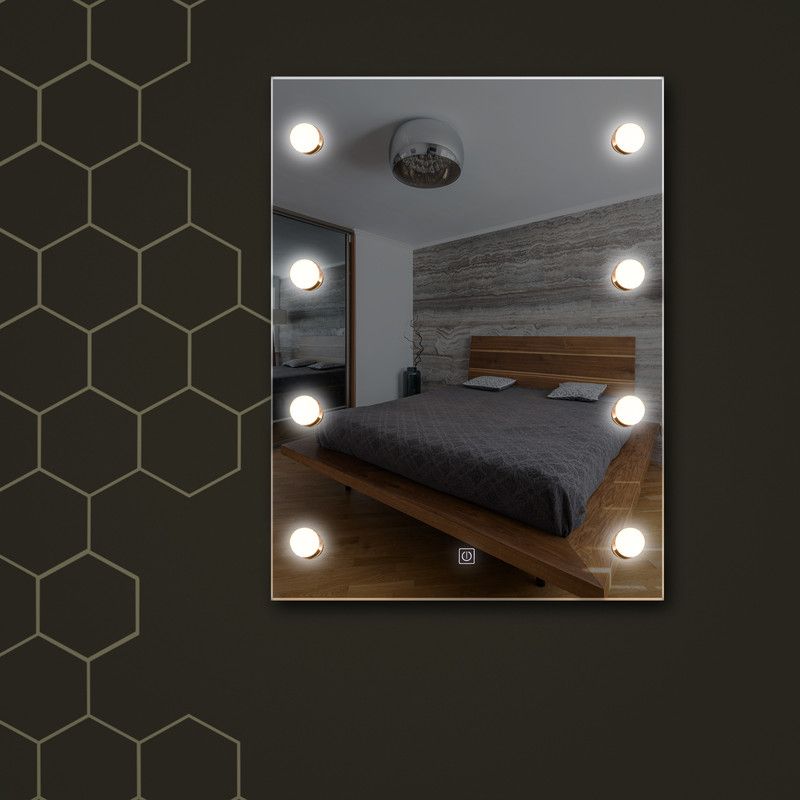 Aryaglass 852-03 Lighted Mirror  (Rectangle)