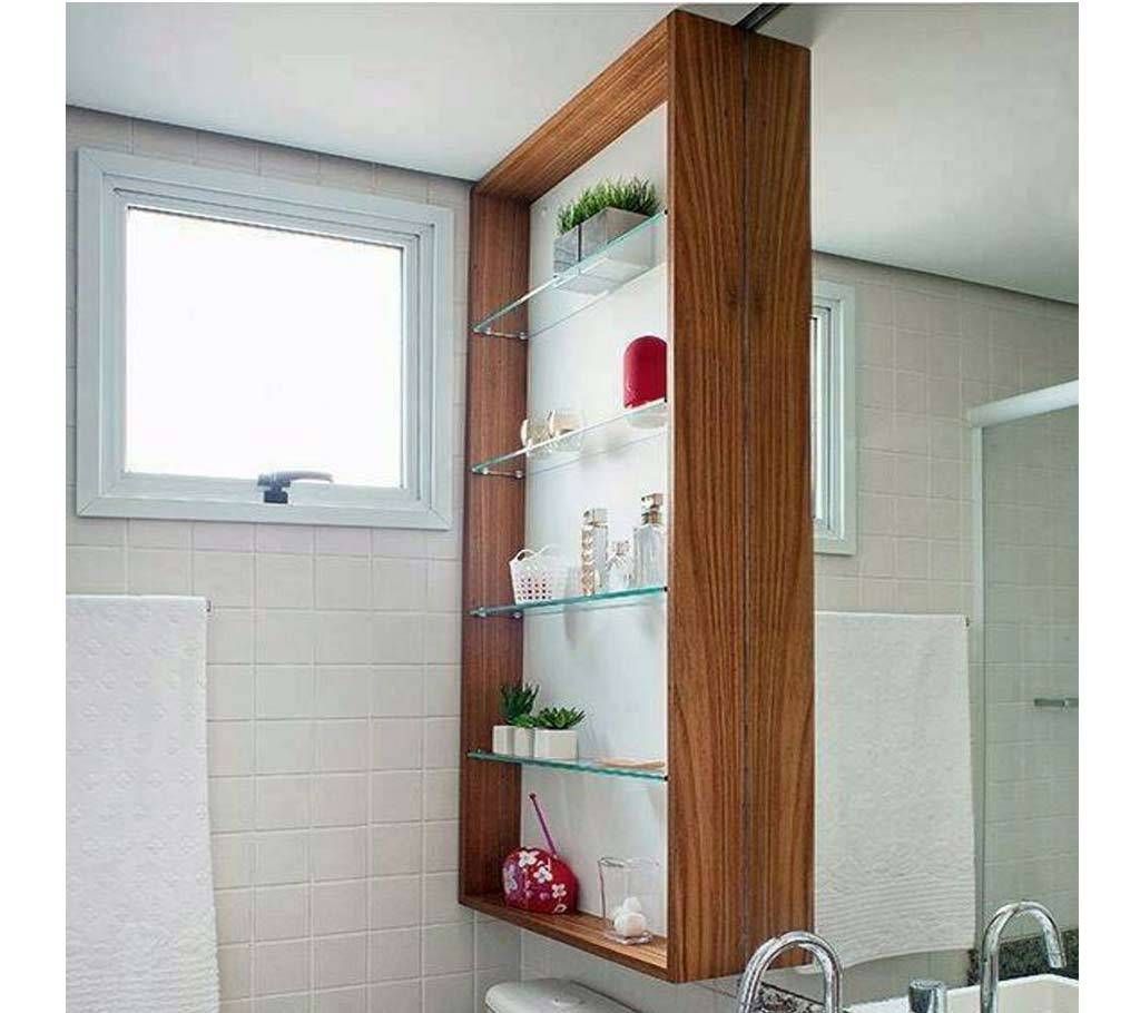 Bathroom hanging shelf