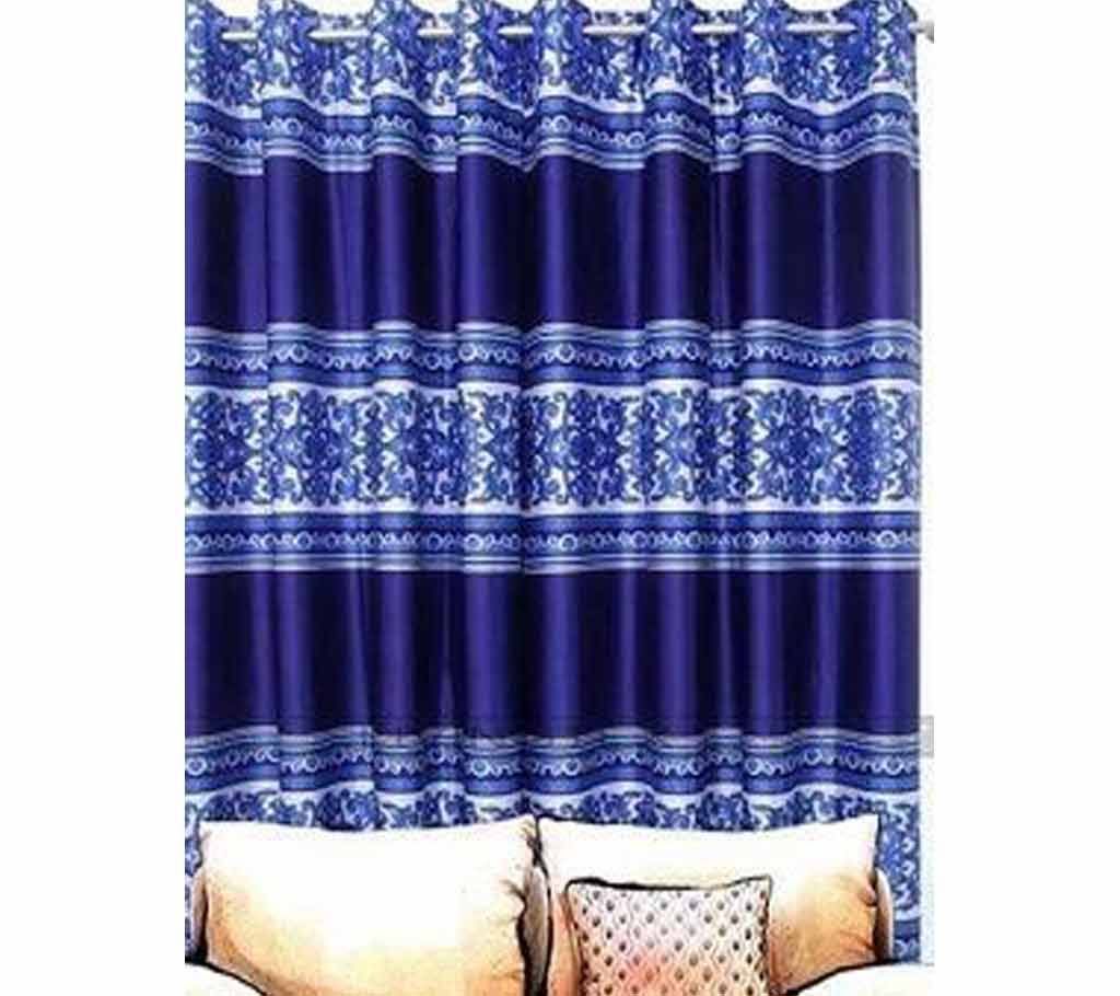 Indian eyelet porda 6 PCS-blue