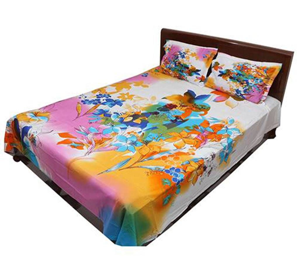 Superior panel king size bed sheet set- 3pieces 