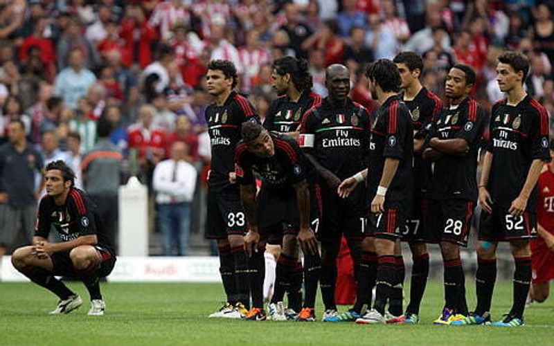 AC Milan Team, picture, football, players HD wallpaper, Poster Paper Print  (18 inch X 12 inch)