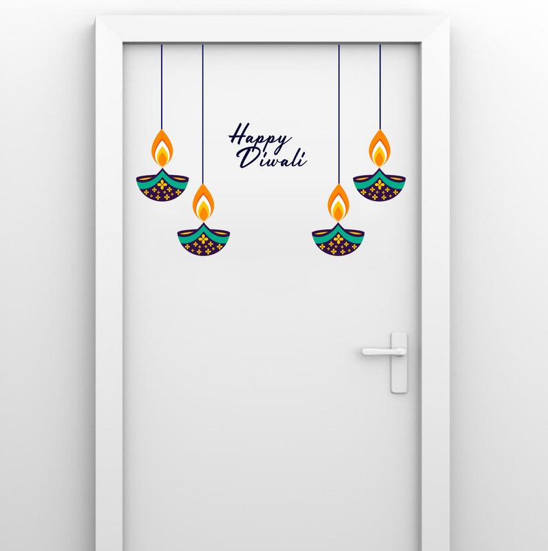 WALL STICKER 50 cm GNWD292 Self Adhesive Sticker  (Pack of 1)