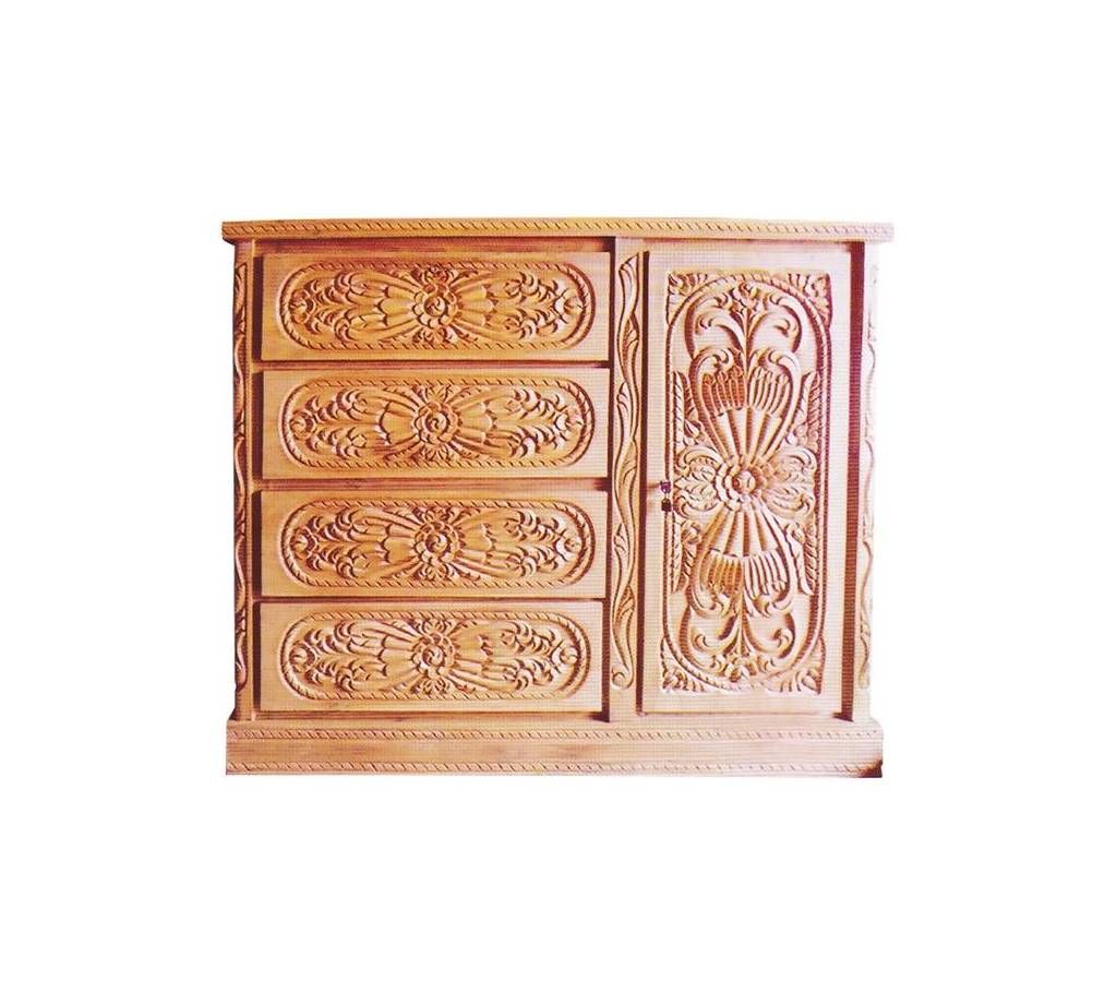 Segun Wooden Wardrobe - Brown