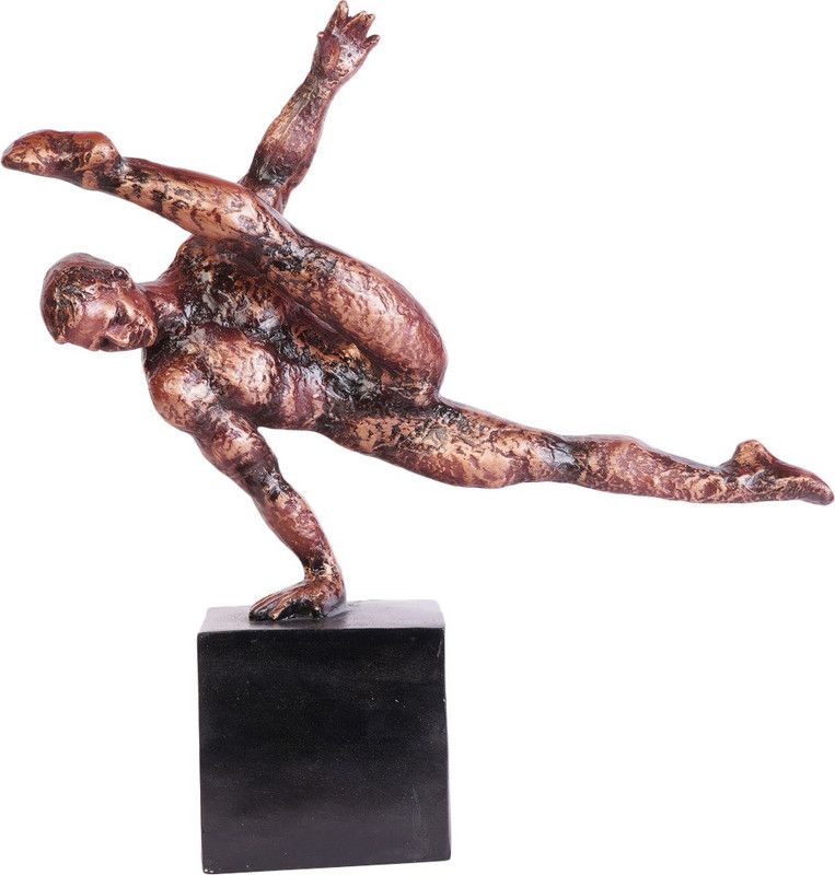 FASHIYANOO Polyresin Gym Lover Statue for Home Decorative Gift Item Decorative Showpiece - 33 cm  (Polyresin, Multicolor)