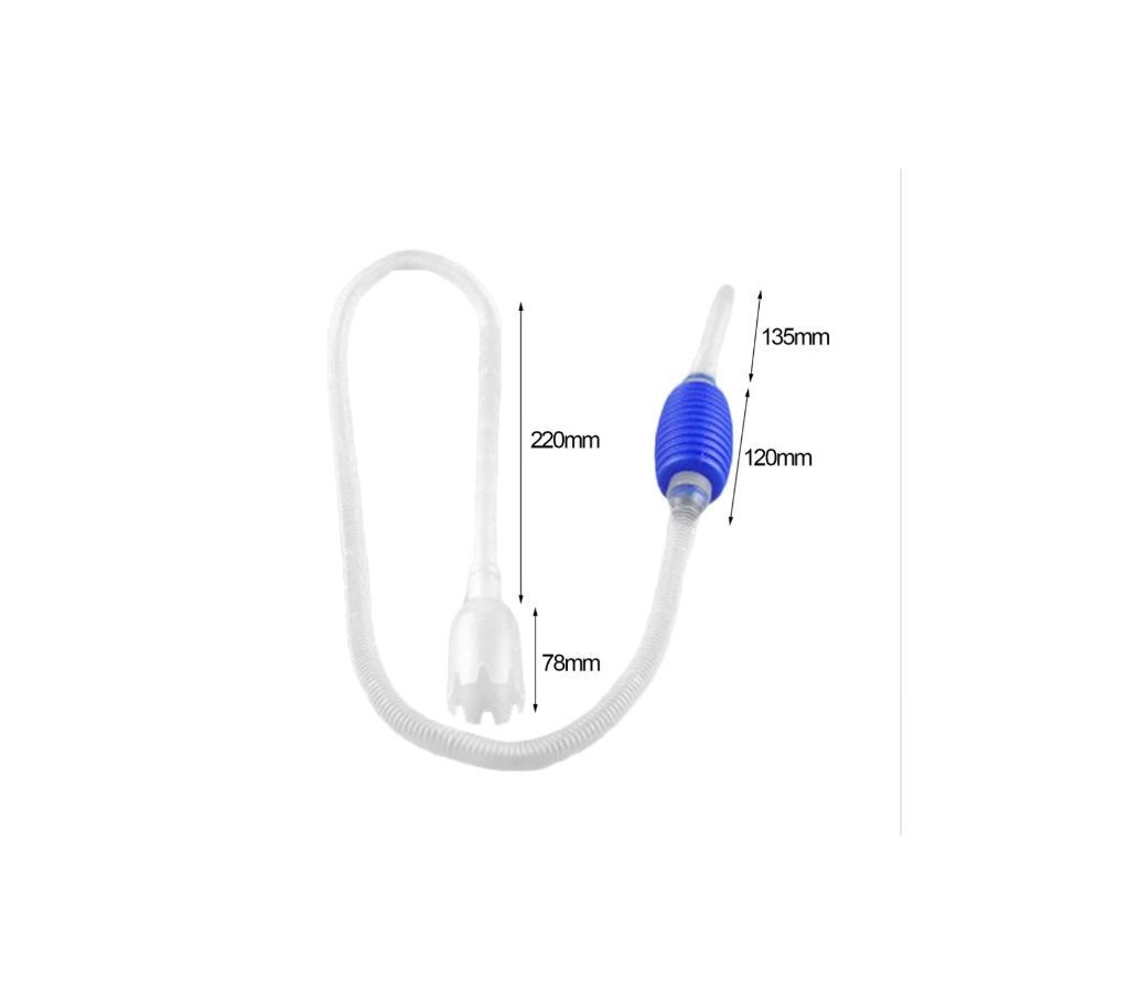 ZHIYANG Aquarium Fish Tank Vacuum Water Exchange Gravel Cleaning Tool Suction Pipe Aquarium Accessories Siphon Pump Filter Tube
