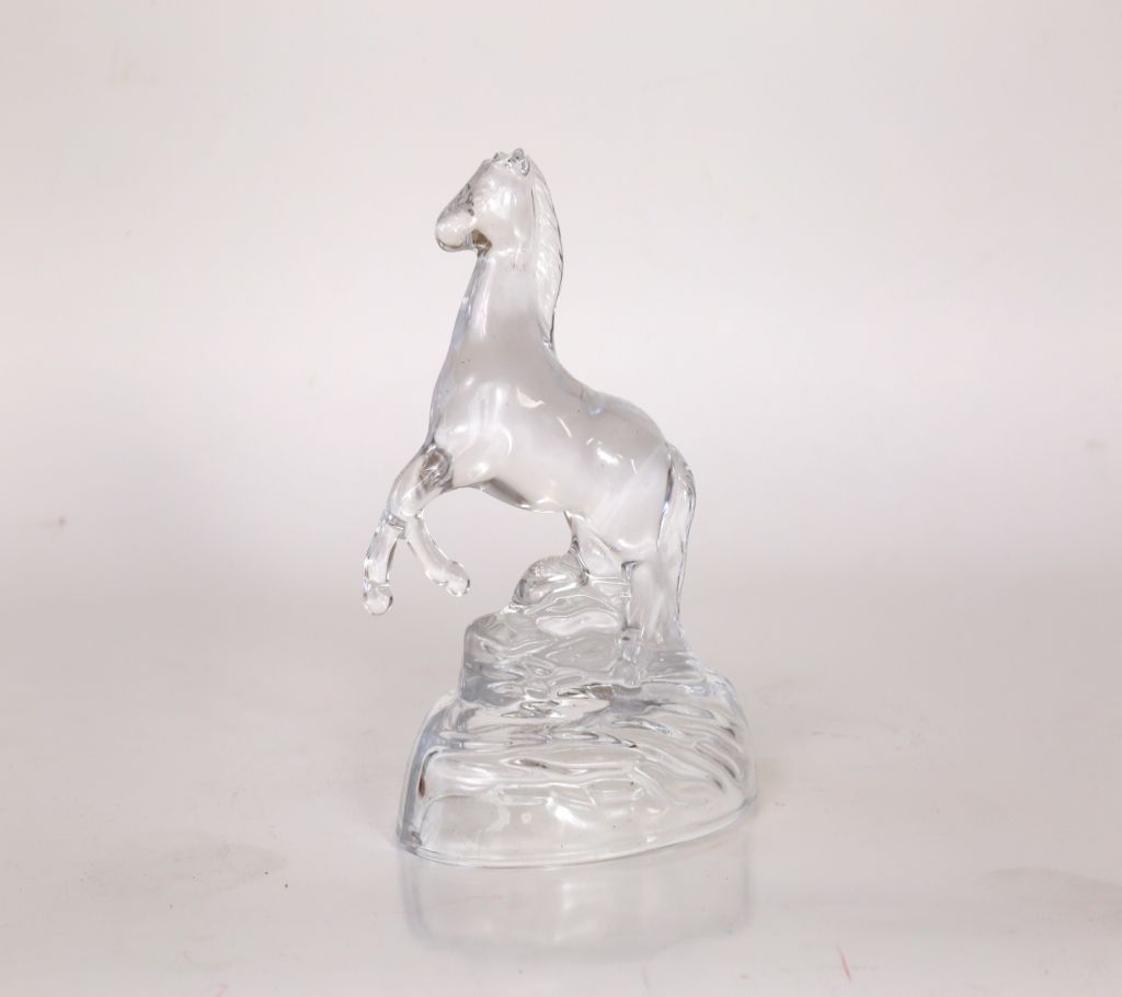 Horse Crystal Glass Showpiece