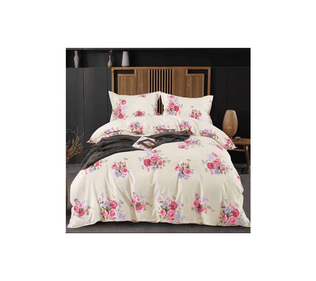 satin cotton bed sheet 4pcs