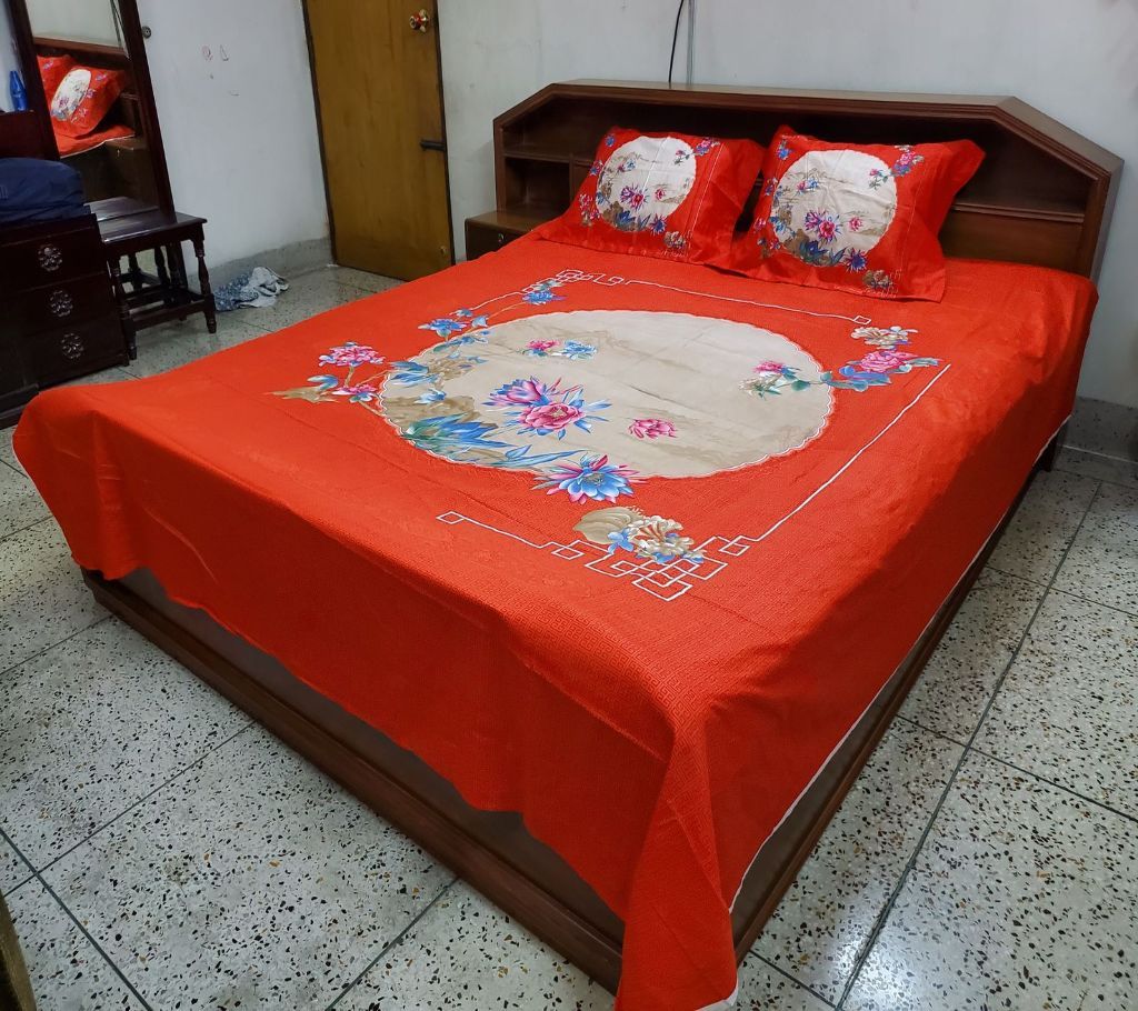 Panel Bed Sheet - P42.1 (1) - Orange - P42.1 (1) - ANJ