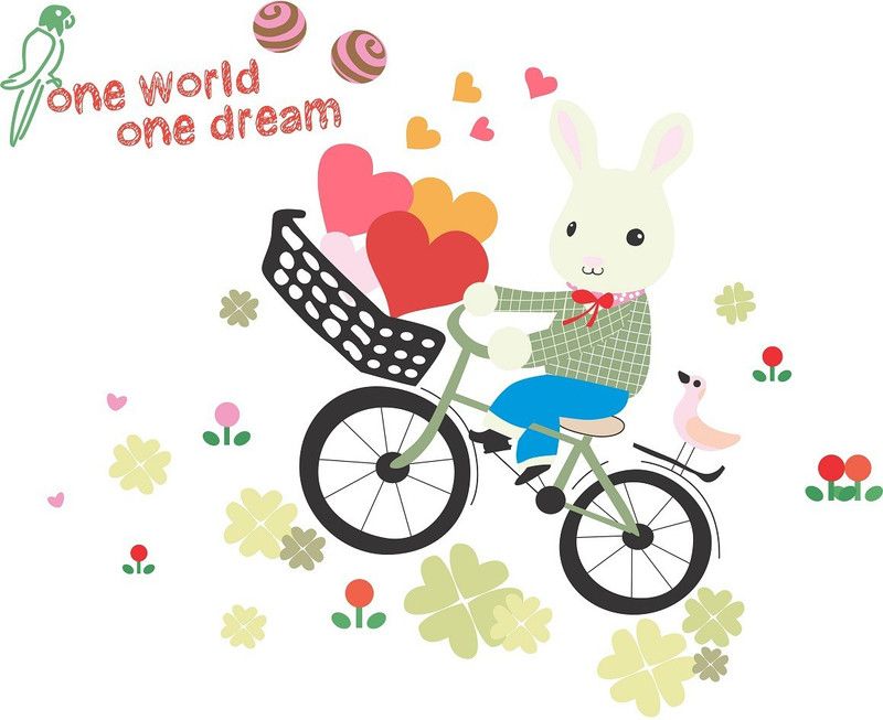 Littlebuds 80 cm One World One Dream Removable Sticker  (Pack of 1)