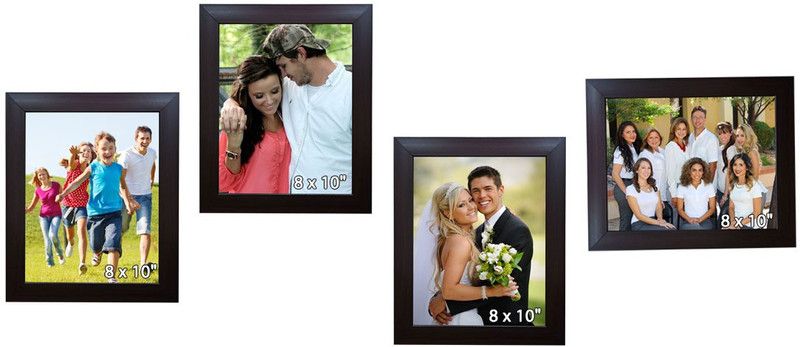 DECORA Polymer Personalized, Customized Gift Best Friends Reel Photo Collage gift for Friends, BFF with Frame, Birthday Gift,Anniversary Gift Wall  (Brown, 4 Photo(s), 20 x 25 cm)