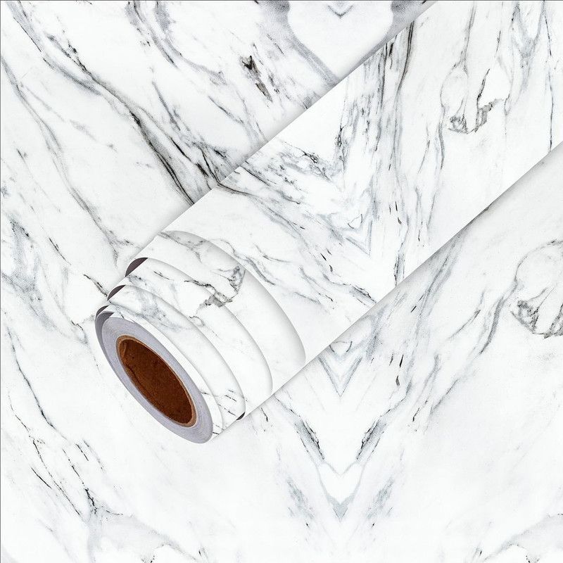 CVANU Decorative White Wallpaper  (60 cm x 381 cm)