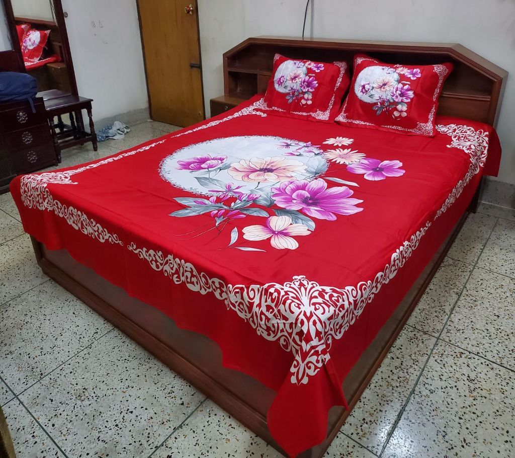 Panel Bed Sheet - P42.2 (4) - Red - ANJ