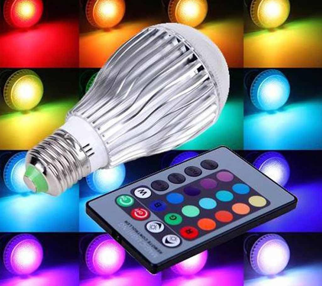 LED RGB LIGHT BULB WITH REMOTE CONTROL(3W)