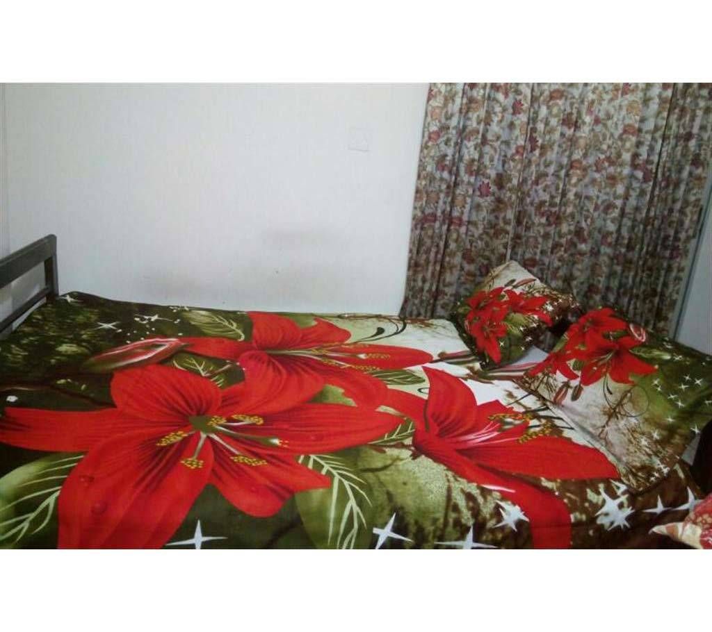 King Size Bed Sheet With Pillow Cover