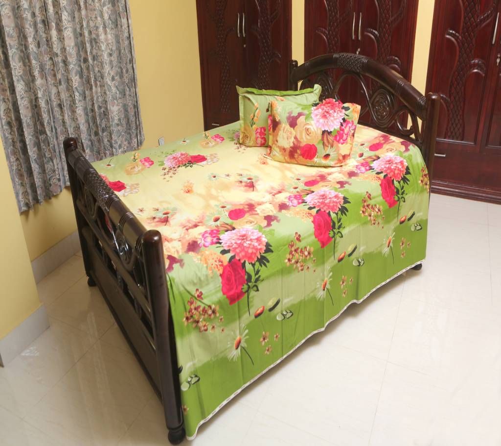 Double size cotton bed sheet-116