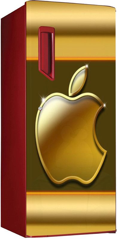 Decals Point 160 cm Gold Apple Self Adhesive Sticker  (Pack of 1)