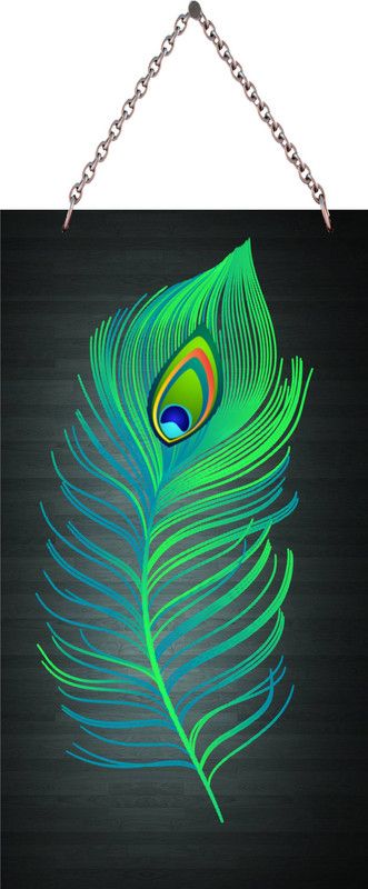 paper pebbles Wall Hanging Decor Showpiece_Door Hanging for Living Room_Kitchen  (Green)