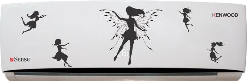 Saiii Designs 160 cm Fleuriste Decorative AC - Air Conditioner - Sticker(11x36) Self Adhesive Sticker  (Pack of 1)