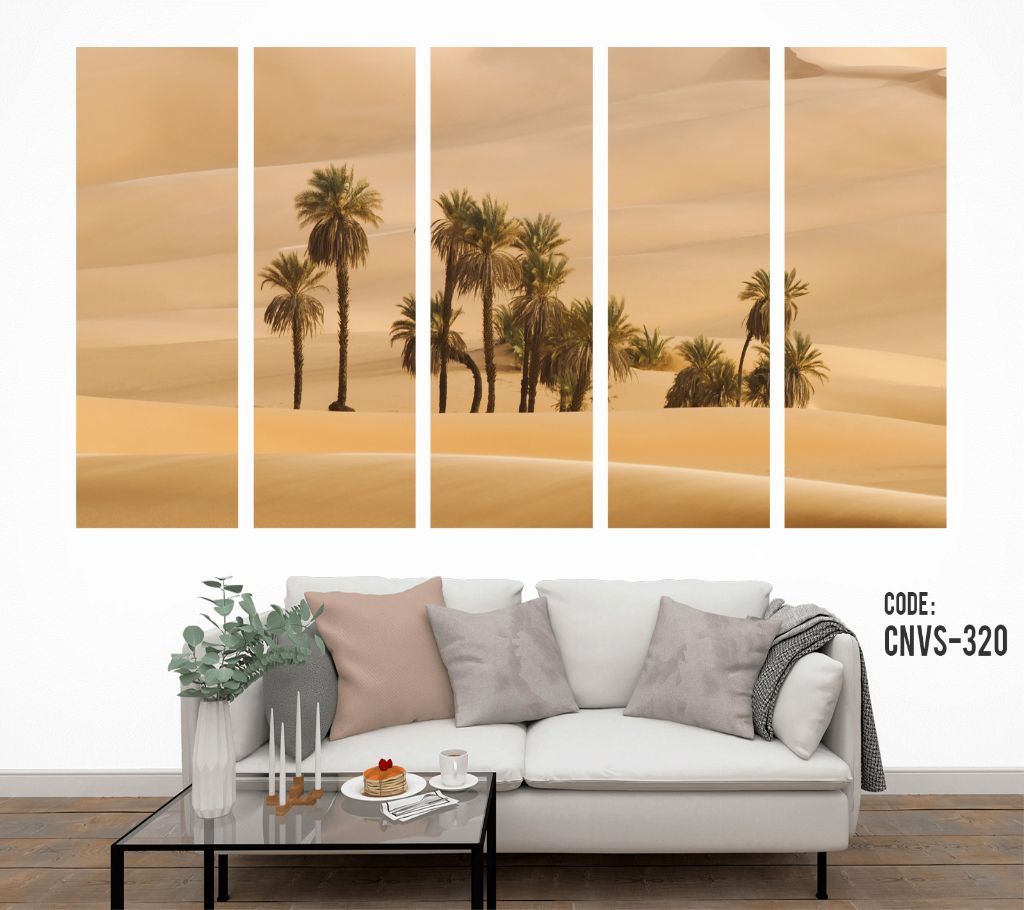 CNVS-320 Desert Wall Canvas Art Prints 96 inch x 48 inch
