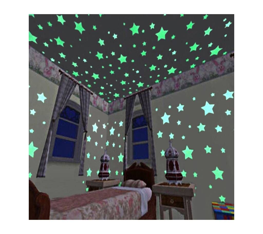 3cm Glow in Dark Toys Luminous Star Stickers