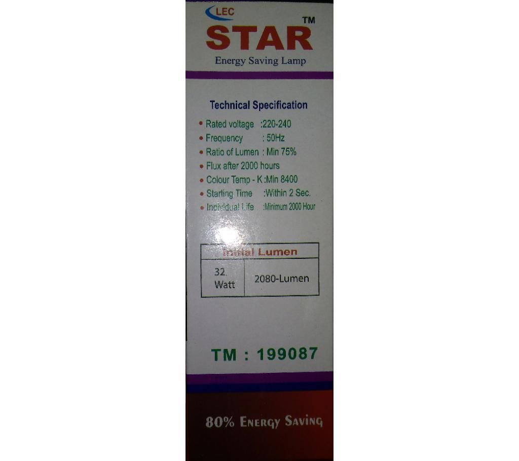 32 watts energy light