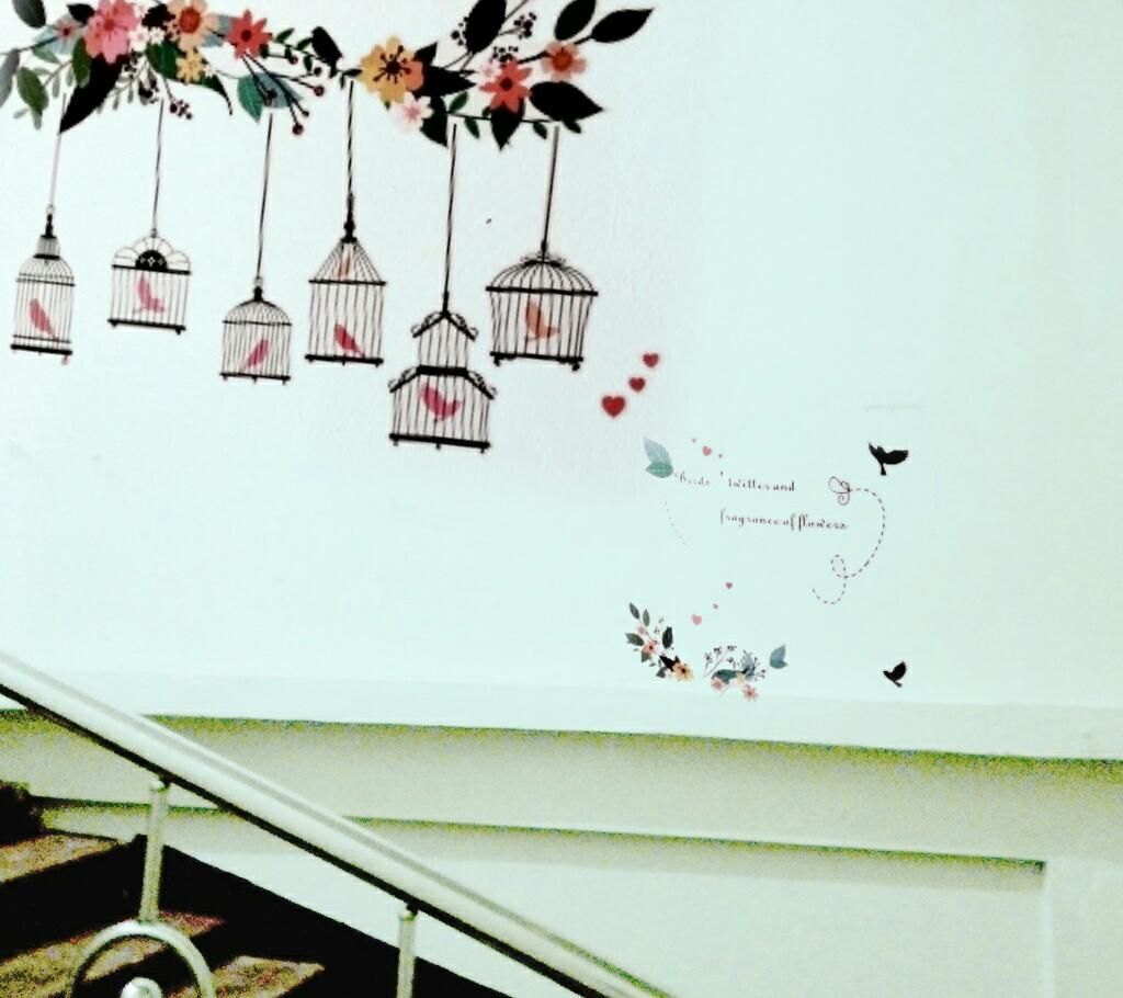 Colorful nature wall sticker