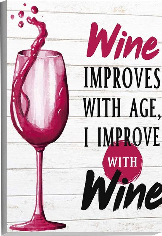 komstec 45.72 cm Drink Quotes Sunboard Improves Poster Sunboard Self Adhesive Sticker  (Pack of 1)