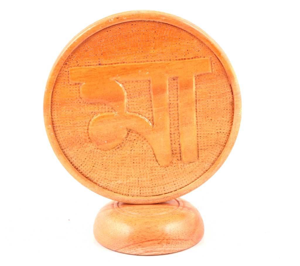 Handcrafted Wooden Mather Showpiece (Table)