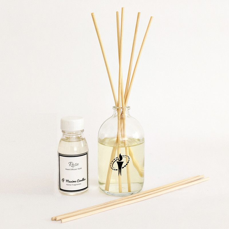 Maxime Candles Rose Diffuser Set  (3 x 16.67 ml)