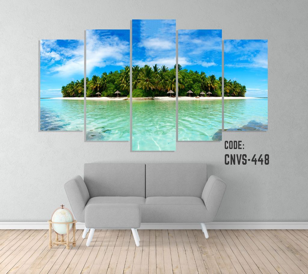 CNVS-448 Sea Mountain Wall Canvas Art Prints 78 inch x 48 inch