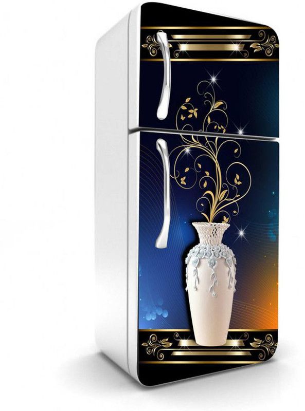 Kota Creation 61 cm Fridge Sticker Decorative Refrigerator Sticker PVC Vinyl Multicolour -KCFS-87 Self Adhesive Sticker  (Pack of 1)