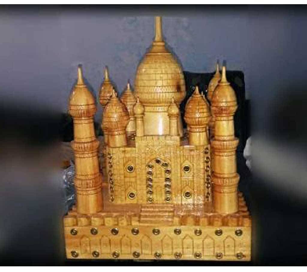 wood sculpture tajmahal