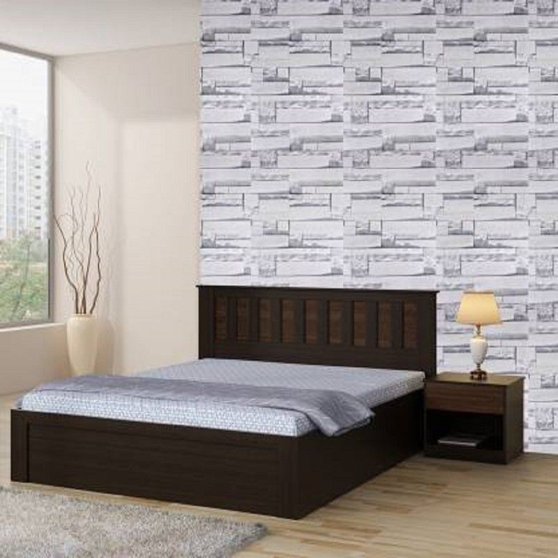 Om Rudra Fashion Floral & Botanical White, Grey Wallpaper  (1000 cm x 40 cm)