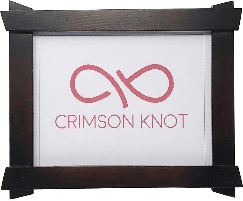 Crimson Knot Acrylic Personalized, Customized Gift Best Friends Reel Photo Collage gift for Friends, BFF with Frame, Birthday Gift,Anniversary Gift Table  (Brown, 1 Photo(s), 4 x 6 in)