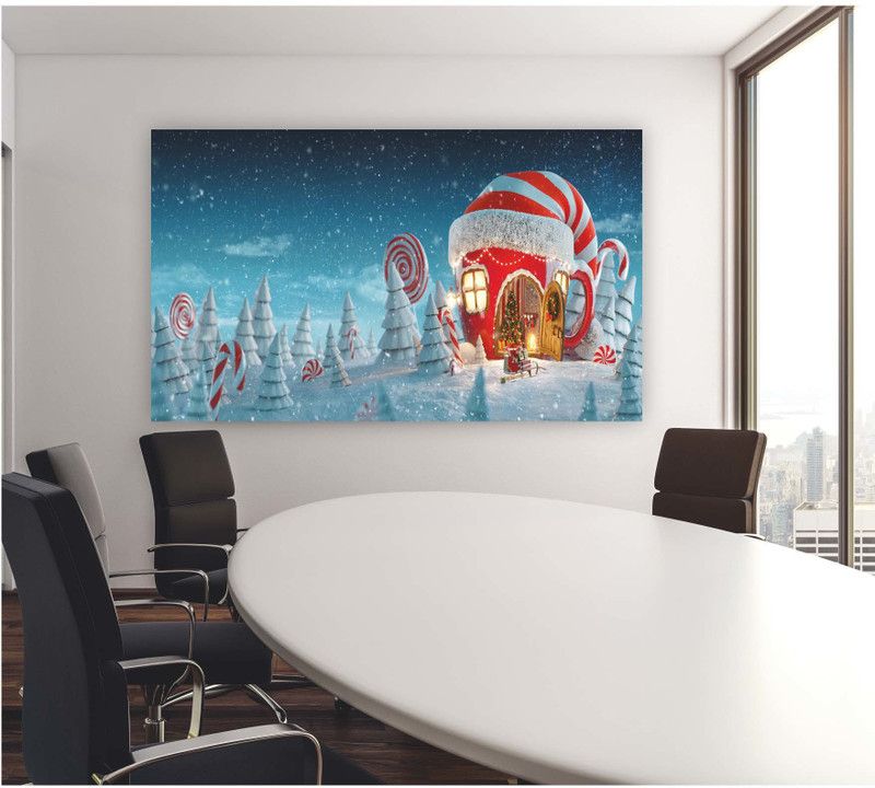 DECOR Production Religious Multicolor Wallpaper  (91 cm x 121 cm)