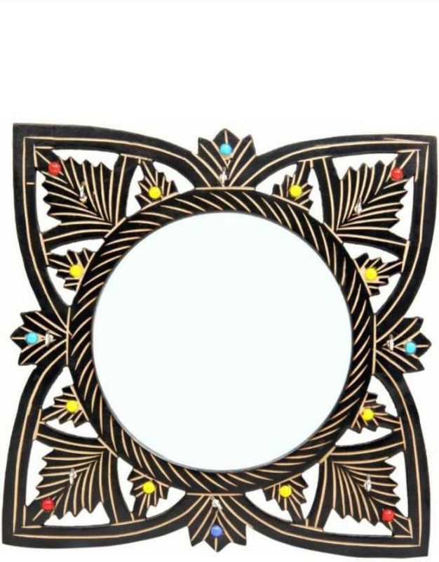 ANB Enterprises wall mirror MDF (Medium Density Fiber) Wall Shelf  (Number of Shelves - 1)
