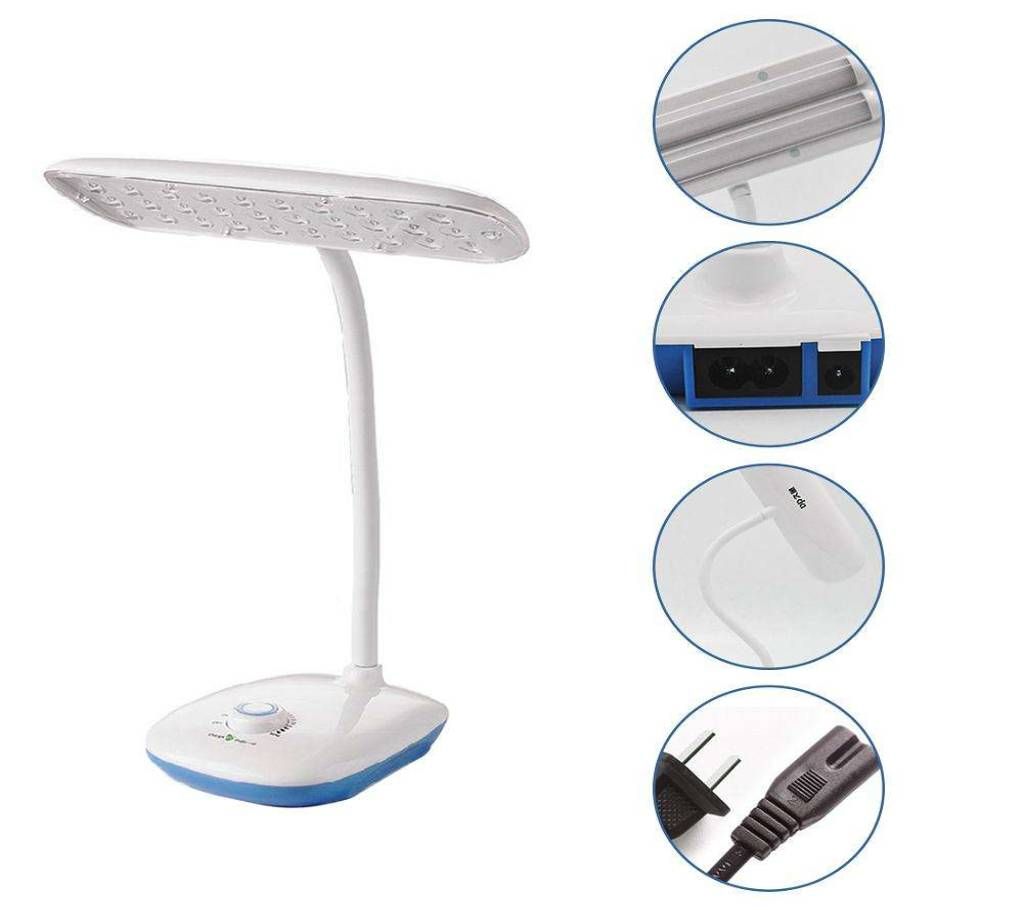 DP 670B Charging LED Eye Protection Study Lamp Stepless Dimming Desk Lamp