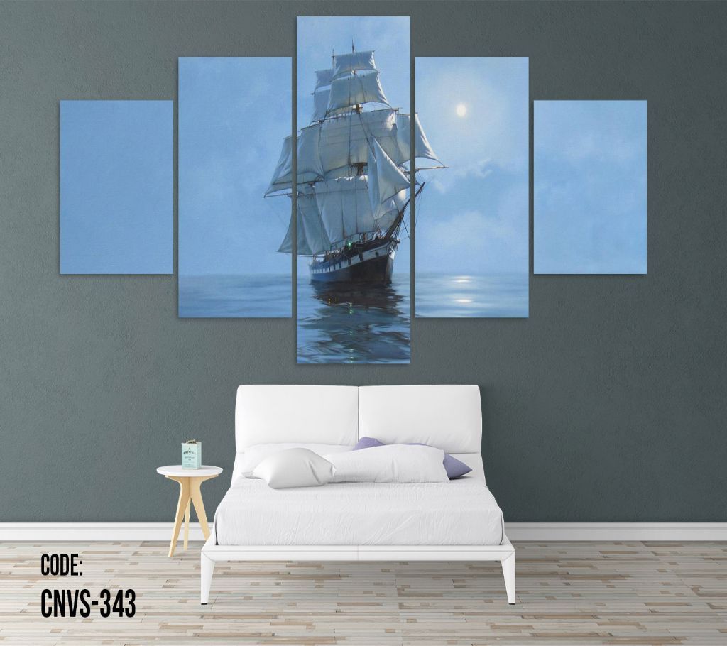 CNVS-343 Old Ship Wall Canvas Art Prints 48 inch x 24 inch