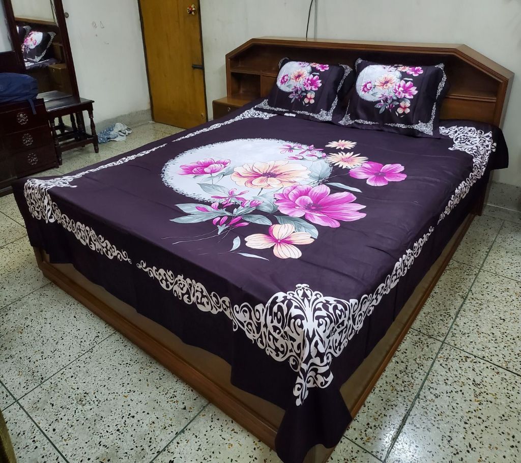 Panel Bed Sheet - P42.2 (7) - Deep Purple - ANJ