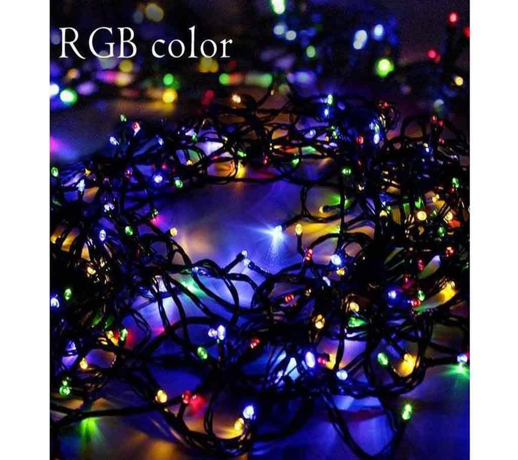 LED Fairy Light RGB WITH BLACK WIRE