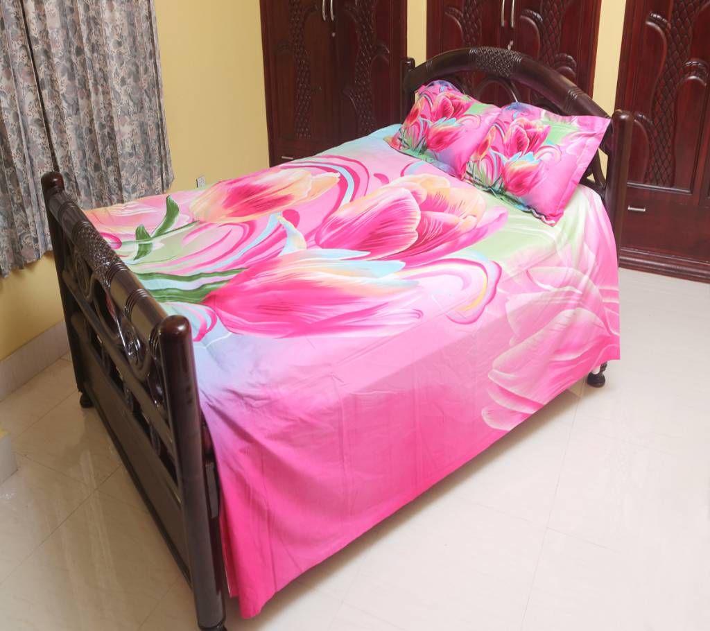 Double size cotton bed sheet-117