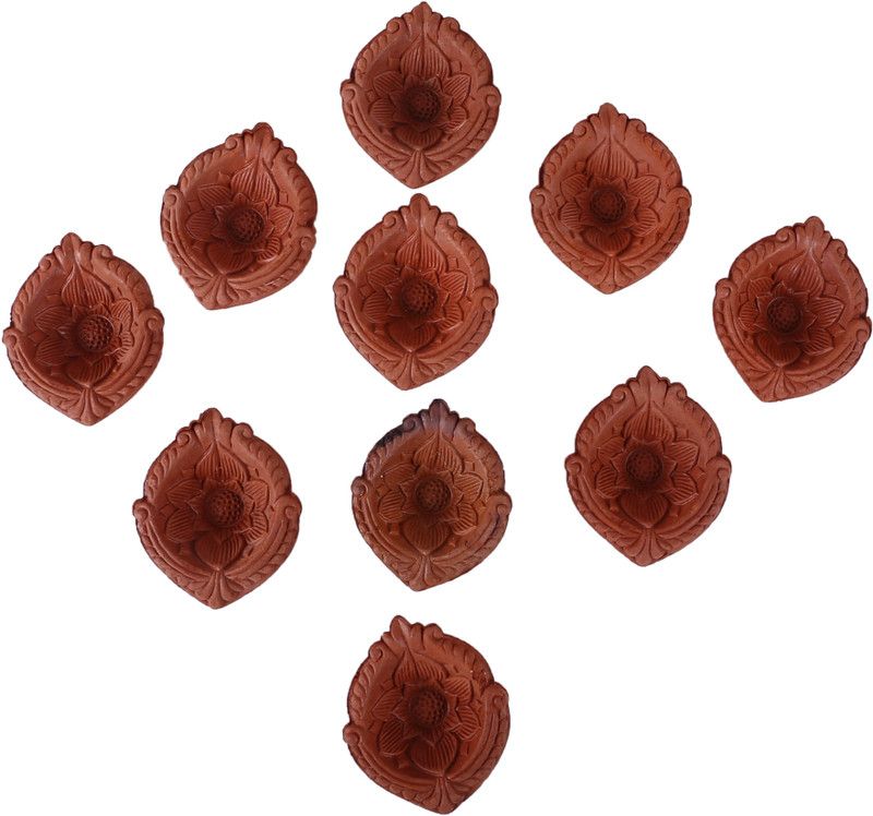 Giftadia Diya ED-51 Candle  (Brown, Pack of 50)