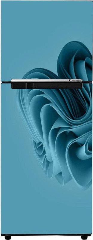 Decal Krishna 160 cm Creative large fidge sticker skin for multicolor fully waterproof vinly,covering area [23x60] Self Adhesive Sticker  (Pack of 1)