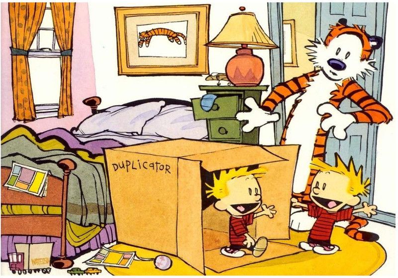 Poster Comics Calvin & Hobbes Hobbes Calvin Series 2 Large Poster sl1522 (36x24 Inches, Matte Paper, Multicolor) Fine Art Print  (24 inch X 36 inch, Rolled)